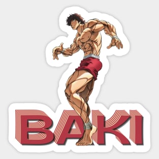 Baki Hanma Pose Sticker